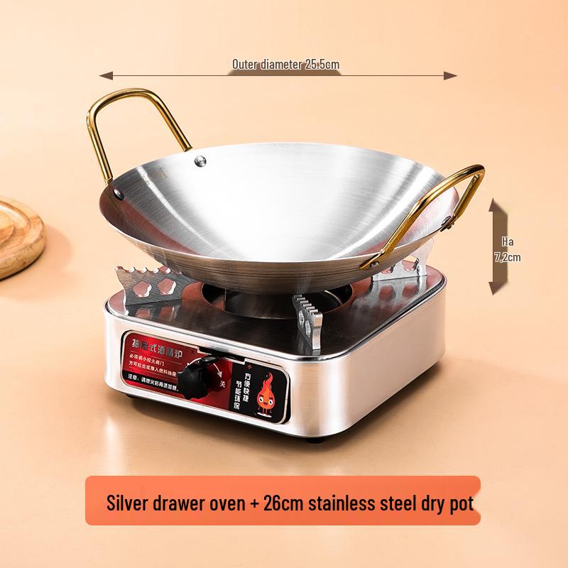 Portable Solid Alcohol Stove for Small Hot Pot - Ideal for Household, Outdoor, or Commercial Use