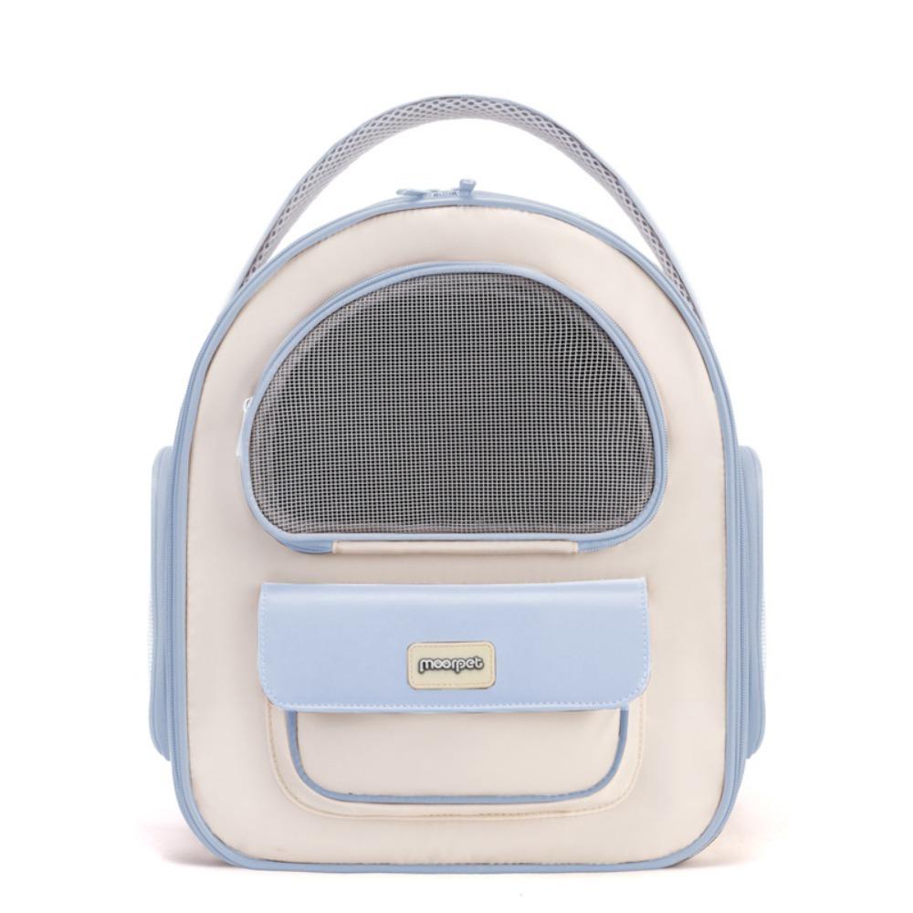

Foldable Breathable Cat Bag Adjustable Outdoor Pet Backpack Oxford Cloth Cat Carrier Outdoor синій