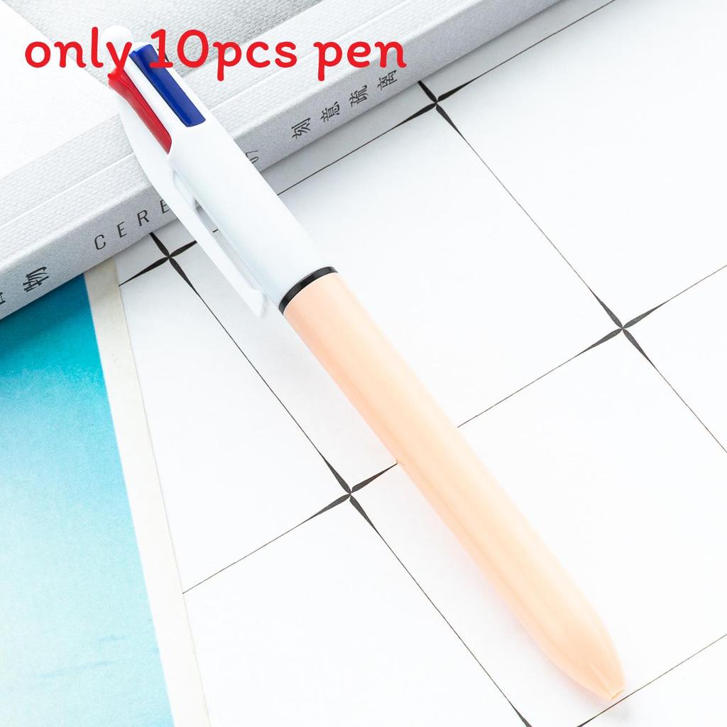 Multicolor Push Pen With Bullet Tip For Students And Office Use