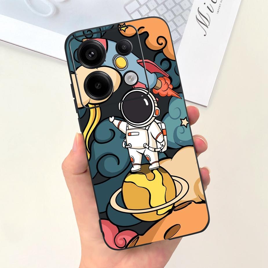 For Xiaomi Poco X6 Pro 5G Case Cute Fashion Cartoon Cover Soft TPU Phone Cases For Xiaomi Poco X6 PocoX6 Pro X6Pro Fundas Bumper