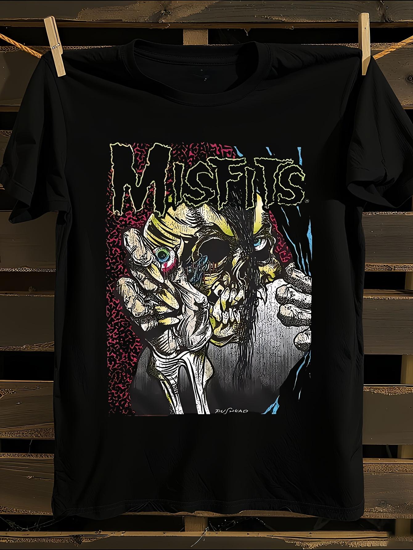 s Misfits Eyeball Logo & Iconic Hand Sign T-Shirt XL