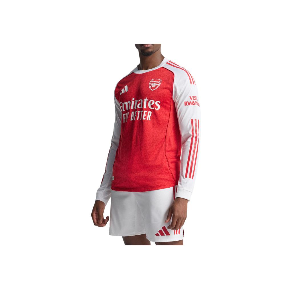New Adidas Free Shipping With AdiClub Arsenal 25/26 Long Sleeve Home Authentic Jersey JJ1833
