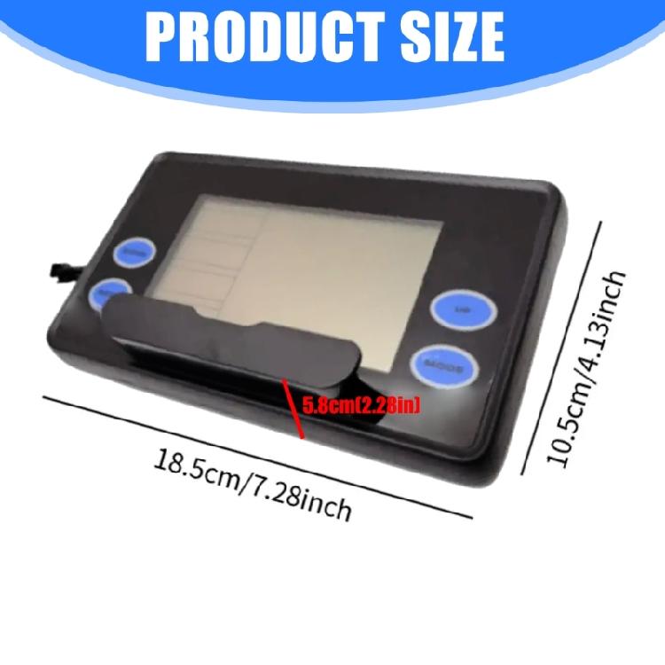 Universal Fitness Counter LCD Display Compatible with Rowing Equipment Exercise Bikes Measures Indicator