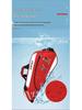 Ywyat Waterproof Chinese-Style Badminton & Tennis Racket Bag - Portable Single Shoulder 3-Piece Storage C211