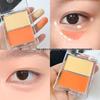 Ruili Ruela Dual-Color Concealer: Yellow-Orange Cream for Dark Circles, Tear Troughs & Nasolabial Folds; Brightens Skin Tone.