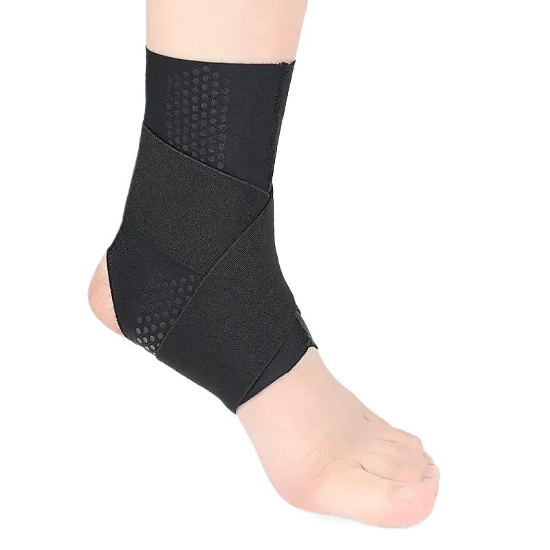 Athletic Ankle Stabilizer Bracket Compression Ankle Bandage Ankle Support Protector for Basketball Football Fitness Running