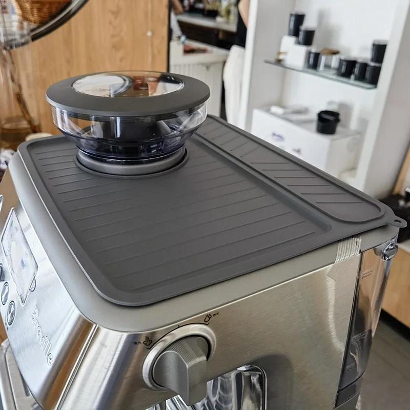 Silikon Kaffee-Matte für Breville 870/880/878 Espressomaschine Oben Rutschfest Staubdicht Matte Arbeitsplatte Küchenzubehör