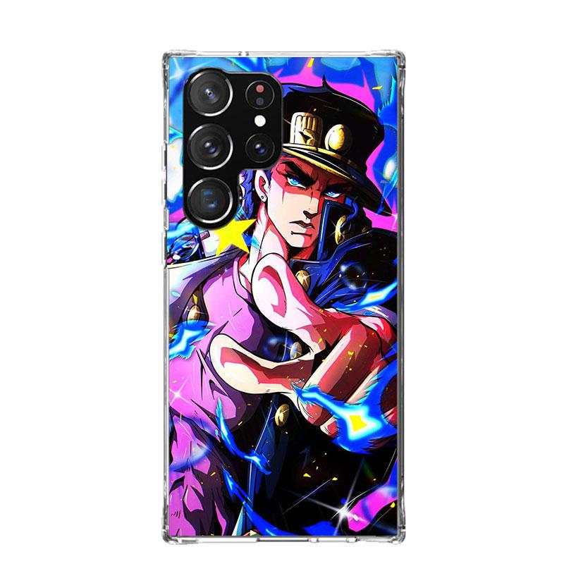 JoJo's Bizarre Adventure Kujo Jotaro Phone Case For Samsung Galaxy S26 Ultra S23 S24 S25 Edge S20 FE S21 S22 Plus Soft Print She