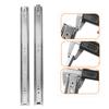 1 Pair 18 Inch   Bearing Cabinet Drawer Slider Runner Steel Slide Rails