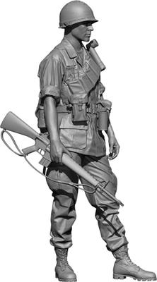 H3 Models Scale Modern Vietnam Sergeant 3D Printer Kit HS48100 1/48 U.S. (Person)