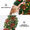 6Pcs Christmas Tree Hanging Snowflake Decorations Colorful Glitter Xmas Snowflake Pendants Xmas Party Supplies