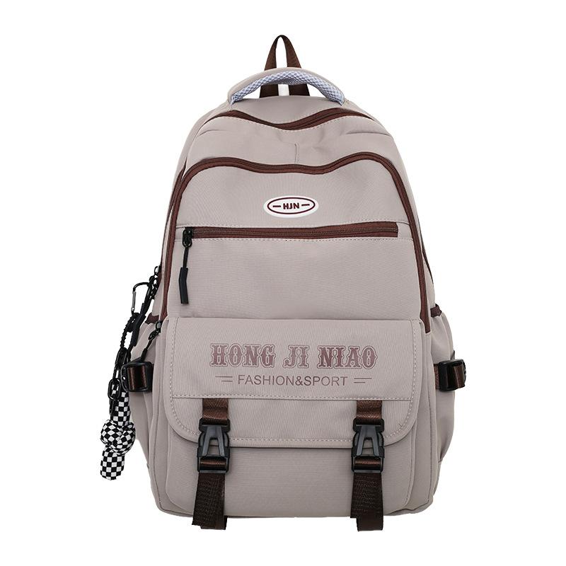 Schoolbag Spring and Summer New School Bag Junior High School Girls Large Capacity High School University Backpack Elementary School Students