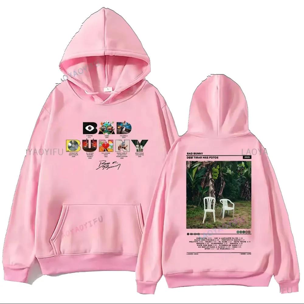 2025 Bad Bunny Neues Album Nadie Sabe Lo Que Va A Pasar Mañana Grafik-Hoodies Mode Hip-hop Harajuku Streetwear Unisex Hoodie