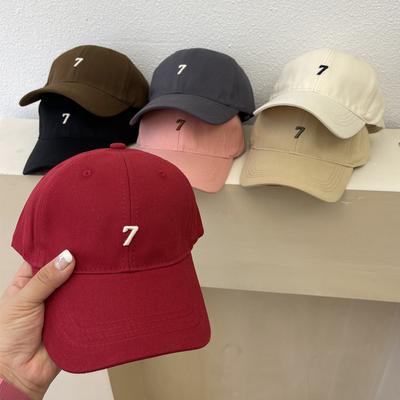 Korean Big Head and Deep Top Baseball Hat Women with Large and Deep Long Hat Brim Baseball Cap Wide Hat Showing Face and Small Hat Trendy