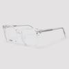 Alloaiweeo [Essential] Al5508 2020G Two Big Over Square Clear Eyeglass Frames Blue Light Blocking Lenses Selection