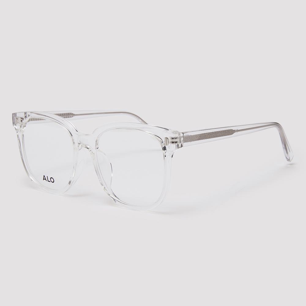 Alloaiweeo [Essential] Al5508 2020G Two Big Over Square Clear Eyeglass Frames Blue Light Blocking Lenses Selection
