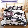 3pcs KPop Demon Hunters12 Cover Set - Personalized Name, HD Printed Bedding with 1 Cover and 2 Pillowcases - Perfect for Home Decor, Easy Care
