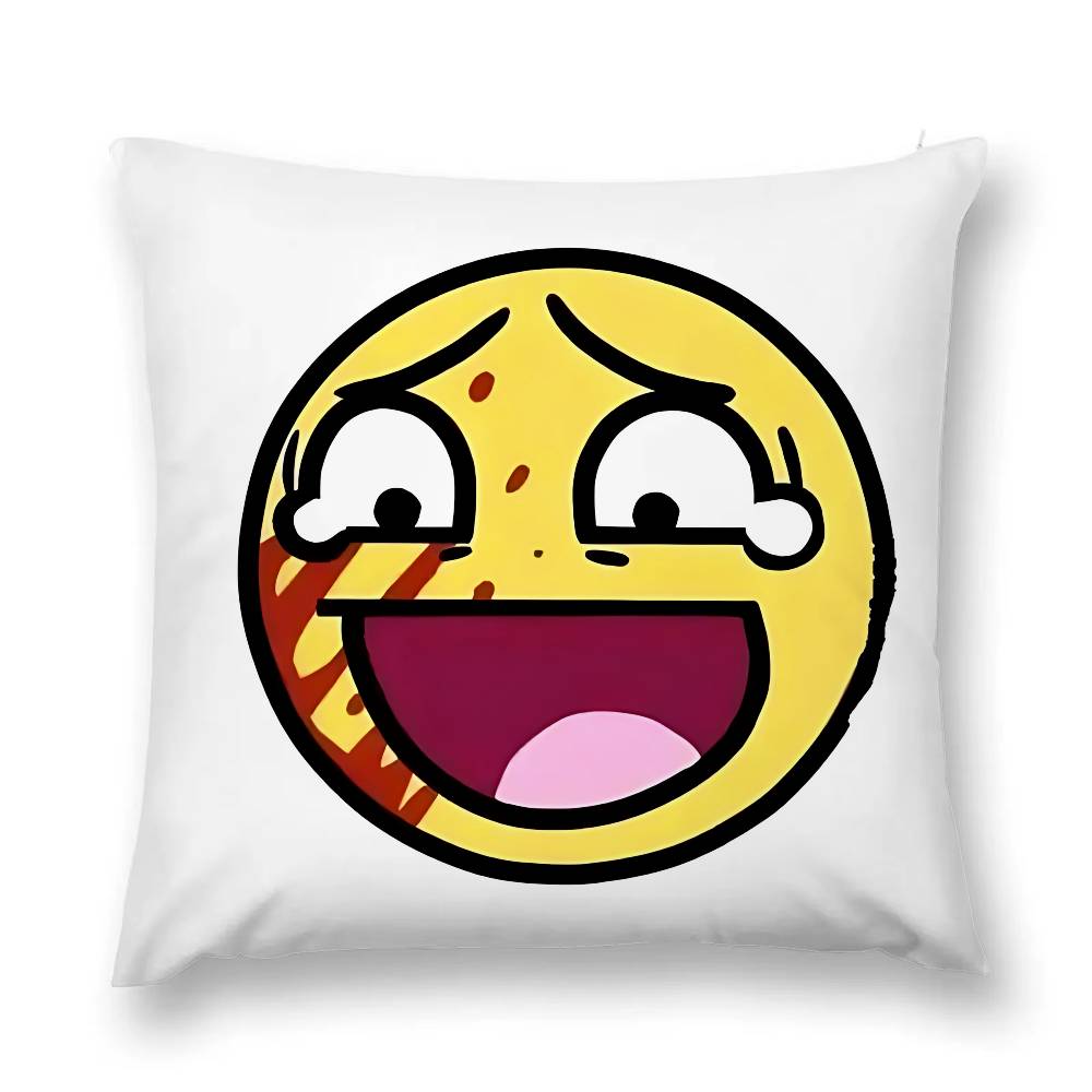 Lustiger E-Epic Face Kissenbezug Kissen zum Beziehen Heimdekoartikel Wohnzimmerdekoration Kissenbezüge