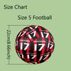 1pc AFC Bournemouth Pattern Size 5 Football, Durable Soccer Ball for Daily Training Game Play Outdoor Sports, Ideal Gift for Family
