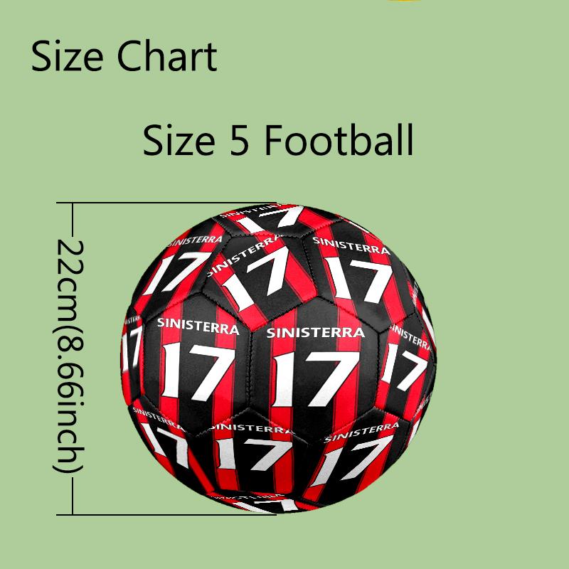 1pc AFC Bournemouth Pattern Size 5 Football, Durable Soccer Ball for Daily Training Game Play Outdoor Sports, Ideal Gift for Family