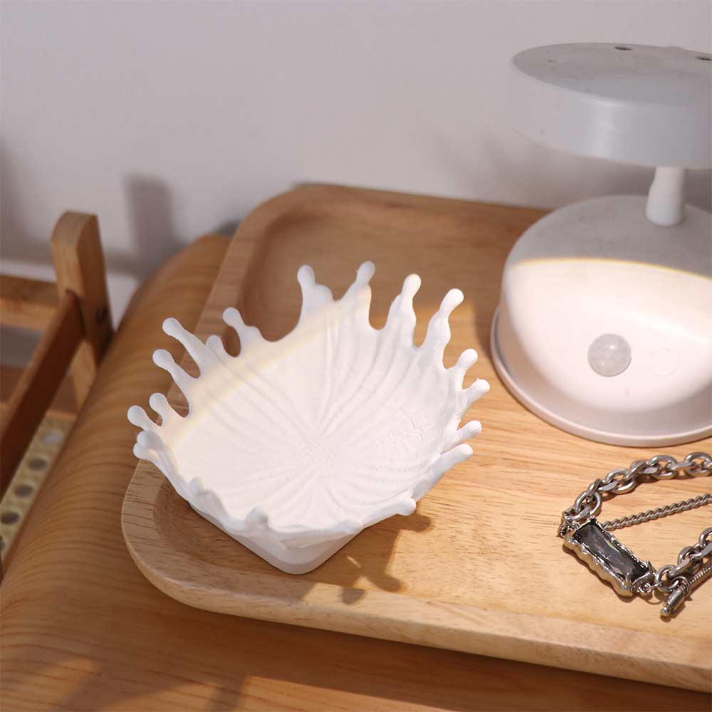 3D Printed Jewelry Storage Tray Modern Jewelry Display Plate Entryway Keys Tray Office Desk