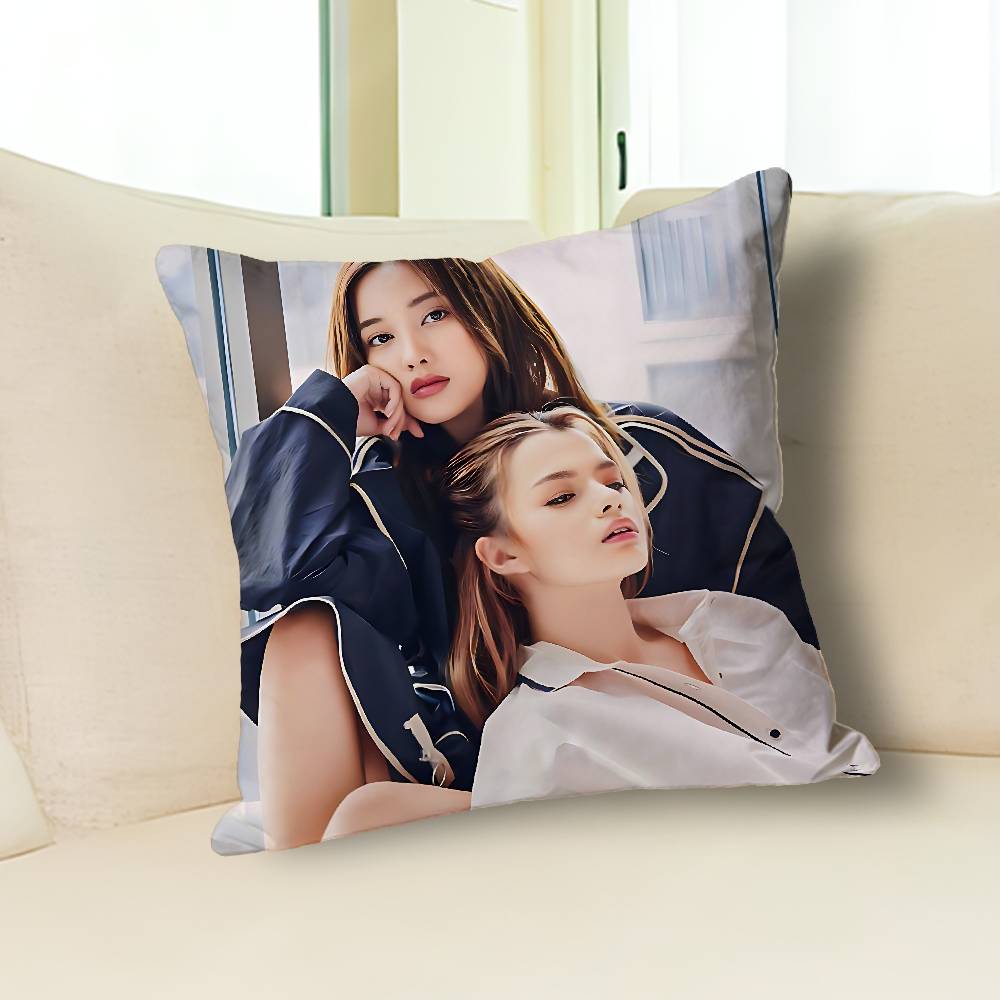 F-Freen Becky Pink T-Theory Various Sizes Square Pillow Case For Car Home Bedchamber Decor Custom Valentine Gift
