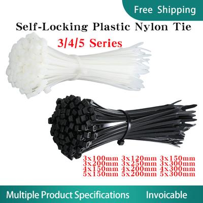 1000 PZ/Confezione Fascette Autobloccanti in Plastica Nylon Staccabili Cinghie Anello di Fissaggio Fascette per Cavi Fascette Zip Anello Passacavo Avvolgicavo 3x200mm