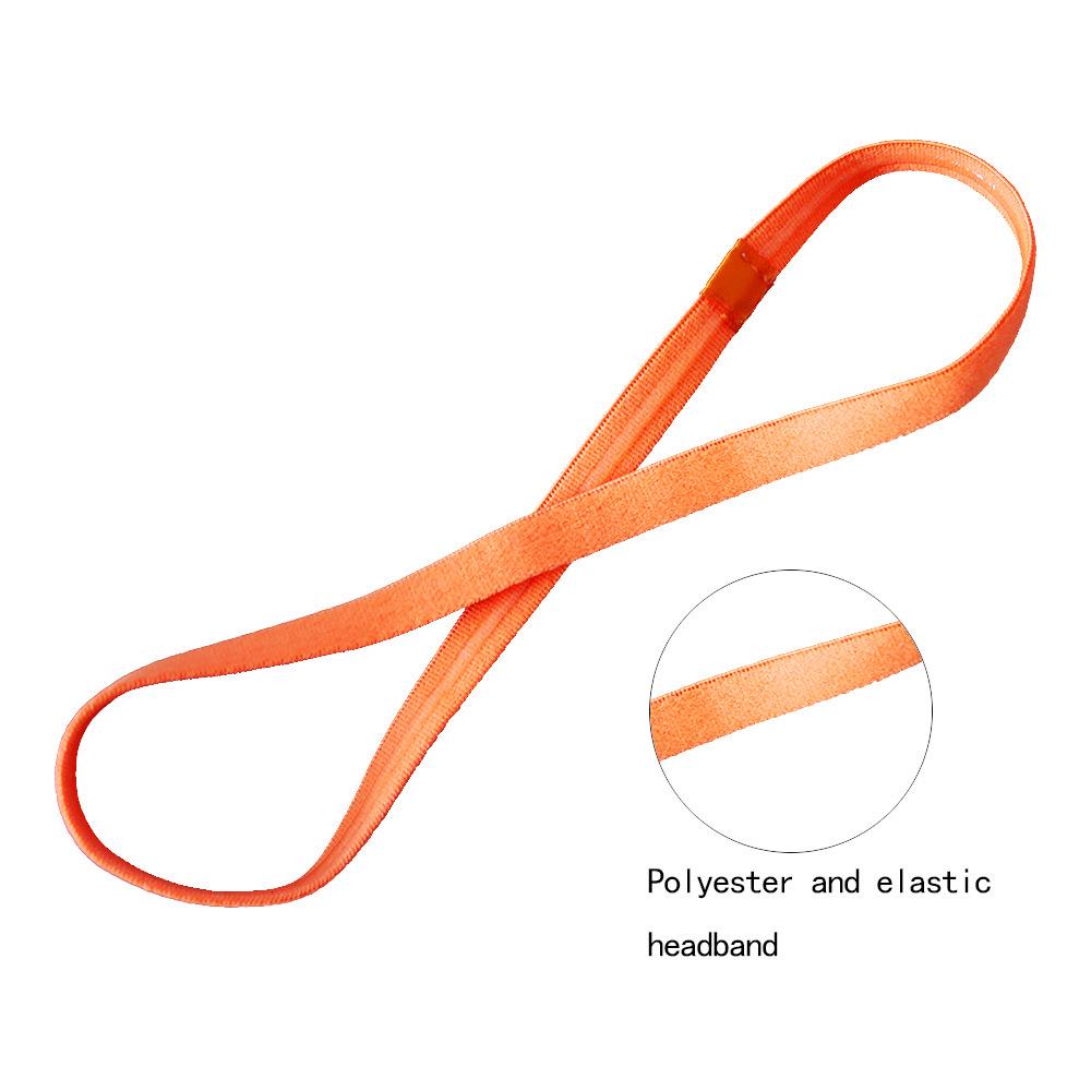 Unisex Silicone Non-Slip Sweat-Wicking Sports Headband for Fitness, Yoga, Running, and Football