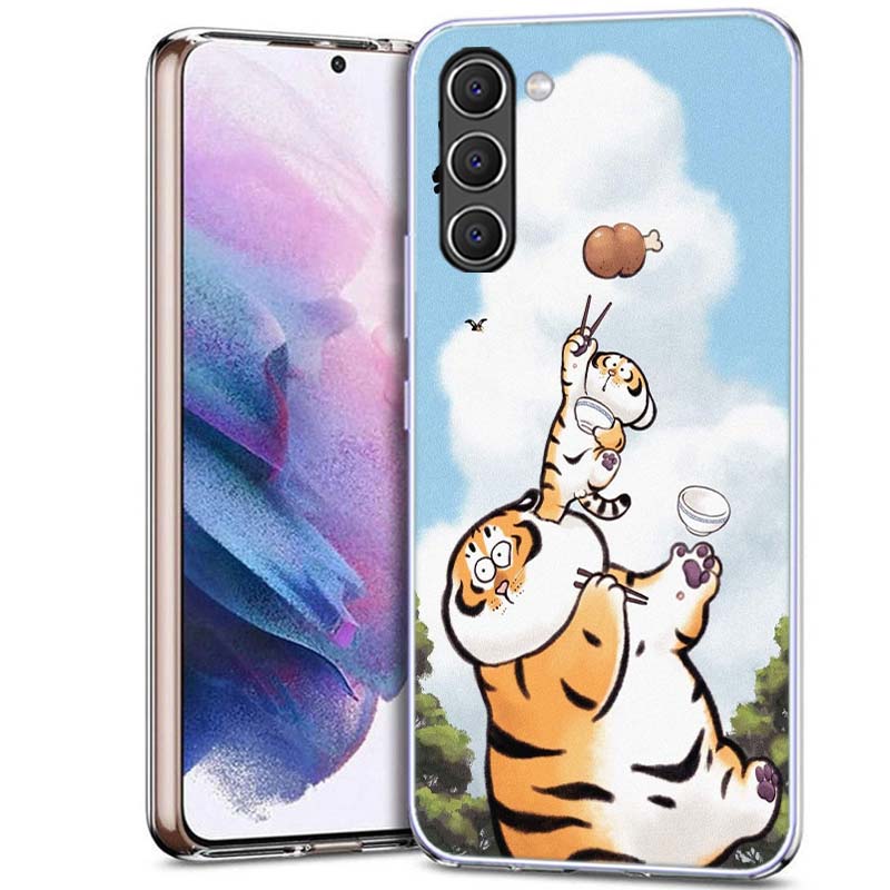 

Cartoon Fat Tiger Phone Case for Samsung A54 A14 A24 A34 A17 A37 A57 A55 A35 A25 A15 A13 A23 A33 A53 A07 A05S A04S A03 A73 Galax Samsung Note 10 PLUS