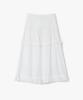 SUNBURNPROJECT Frill Maxi Skirt, White