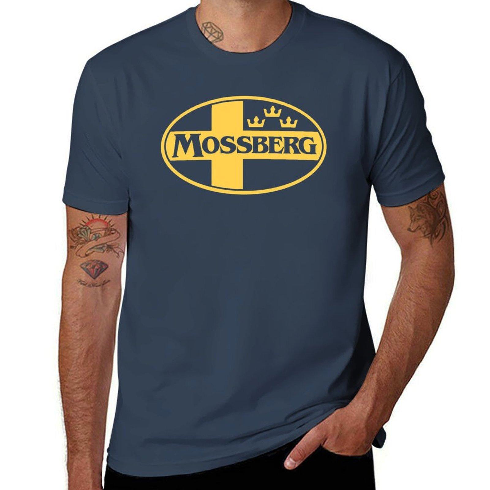 Mossberg Symbol TShirt Basic Plain Short Sleeve Crew Neck Tee S