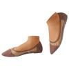 Women's Casual Shoes Size 9 Women's Mesh Pointed Toe Shoes Fashionable Casual Shallow Slip On Flat Bottom Light Shoes Shoes