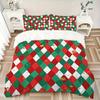 3pcs Christmas Wrapping Paper Bedding Set, Breathable and Soft, Suitable for All Seasons, Ideal for Home Use, Suitable for Bedroom Decor yy250821211