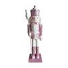 Nutcracker Soldier Puppet Ornament Hand-Painted Wooden Crafts Christmas Decoration for Home Living Room Bedroom