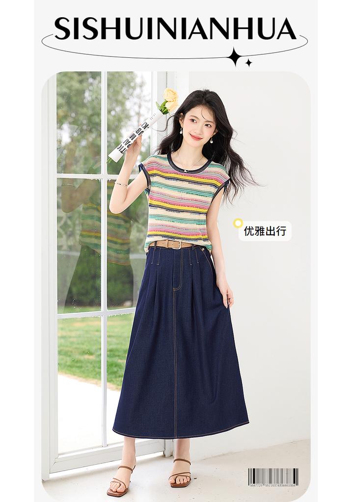 26 Summer Dressing Design Sense Niche Fashion Temperament Showing Thin and Small Figure Suit