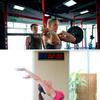 Portable Gym Timer LED Workout Clock Remote Control Count Down/Up Clock Multifunctional Wall Clock for Boxing Crossfit