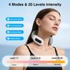 U-Shaped Shoulder Neck Massager Cervical Vertebra Heating Massage Muscle Relieve Pain Relief EMS TENS Electric Pulse Massager Health Care