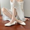 One word with thick heel Mary Jane shoes women's head temperament light mouth low heel soft sole single shoes women