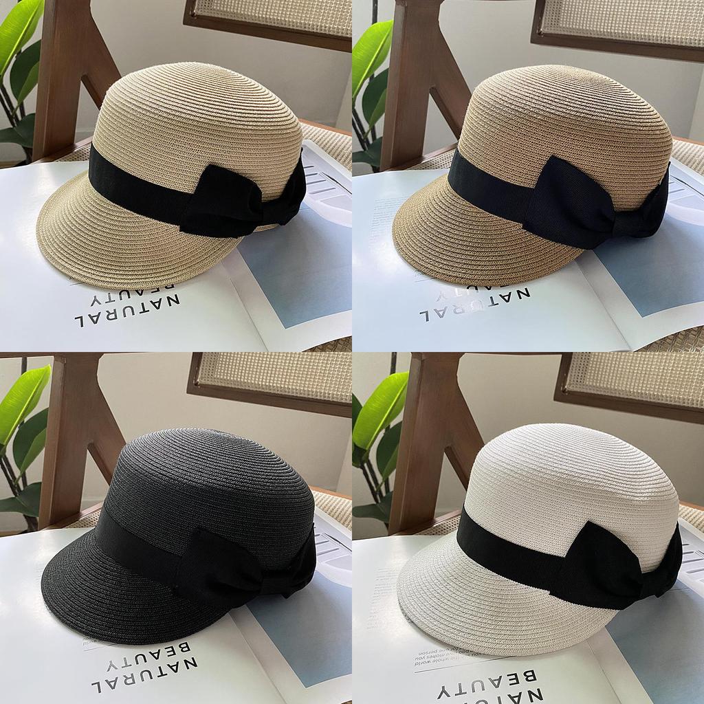 Grass Hat Women Summer Sunshade Wide Brim Breathable Straw Cap Fashion Casual