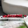 Modern Art Crystal Base Fruit Plate, Luxurious Stainless Steel Tray, Dessert Plate, Kitchen, Dining Table, Long Storage Tray