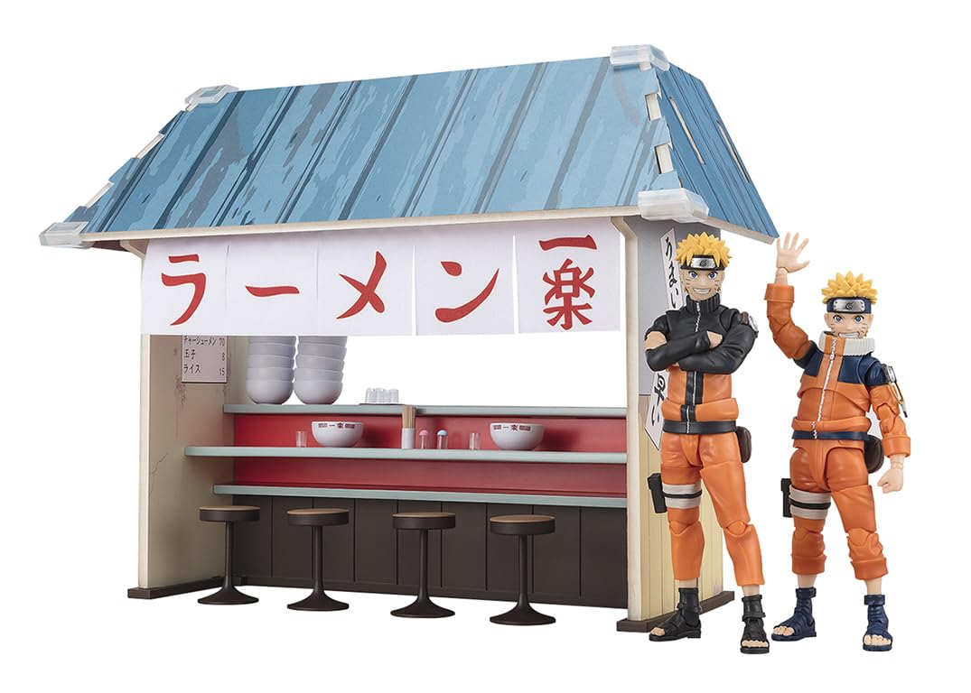 

TAMASHII NATIONS S.H.Figuarts NARUTO Shippuden Ichiraku Ramen Set, approximately 220mm, ABS, PS, PVC, and fabric, pre-painted, finished figure