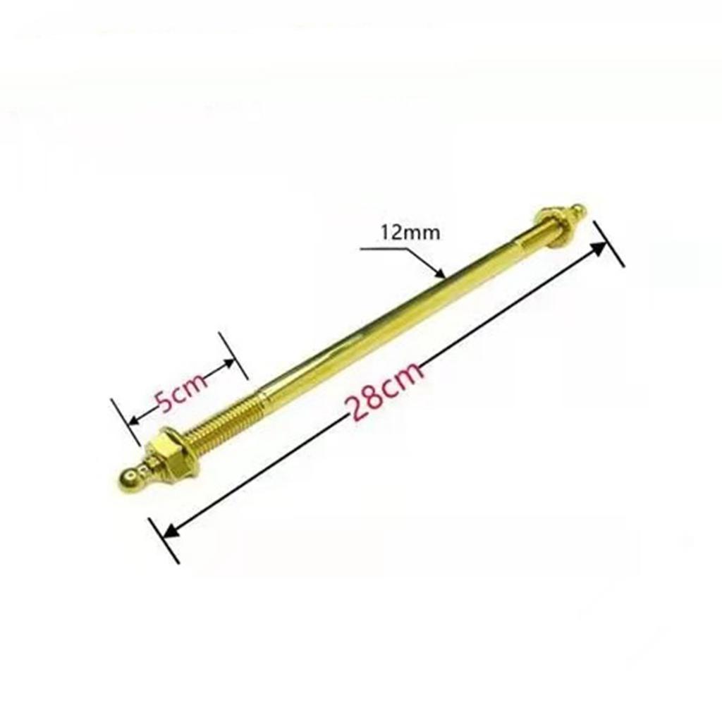 Silver/Multicolor/Gold M12 X 240mm - 400mm Titanium Alloy Front Wheel Axle Shock Axis For Honda Yamaha RSZ Niu Dirt Bike