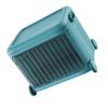 Kids Stackable Storage Bins Transparent Movable Collapsible Storage Bins with Wheels for Toys Books