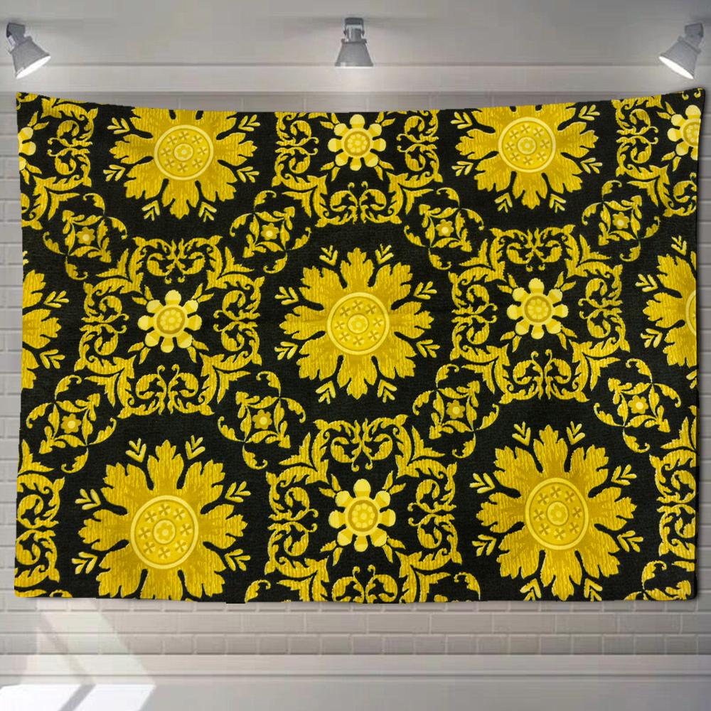 Mandala Tapestry Wall Hanging Beach Rug Blanket Psychedelic Mattress Boho Yoga Shawl Mat Bedroom Living Room Decor Tapiz