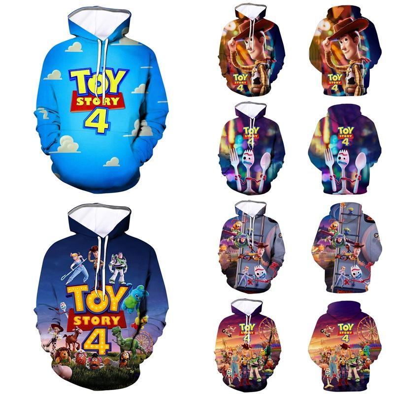 Cozy Toy Story 4 Sheriff Woody Buzz Lightyear Hoodie For Casual Comfort