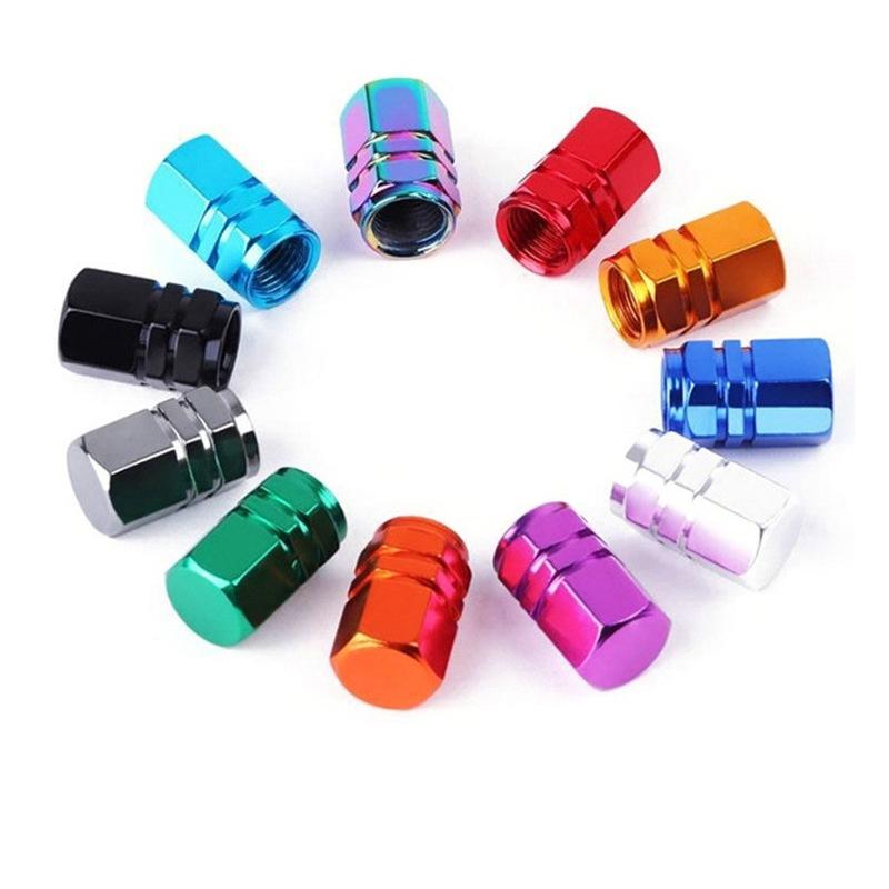 Tire Valve Stem Caps Decorative Tires Accessories Aluminum Alloy Nipple Wheel Caps For Cars Motorcycles Bicycle Cover Dustproof Stem Caps1