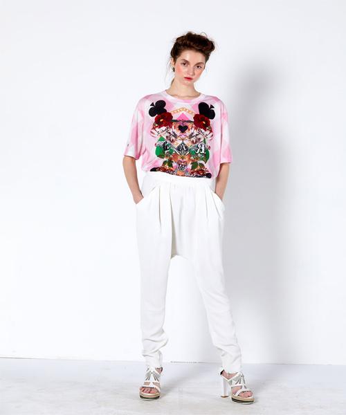 GREEDILOUS Pink Spade T-Shirt