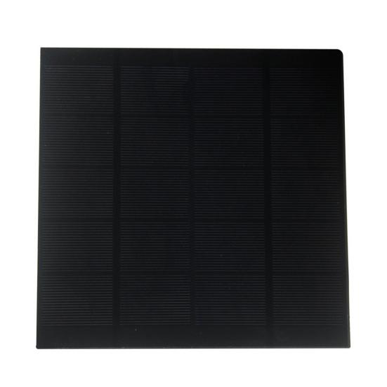 

Солнечная панель из монокристаллического кремния 4,4 Вт 5 В 160X160 мм Портативная USB Высокоэффективная Игрушка 3,7-5 В Аккумулятор Плата солнечного зарядного устройства чёрный