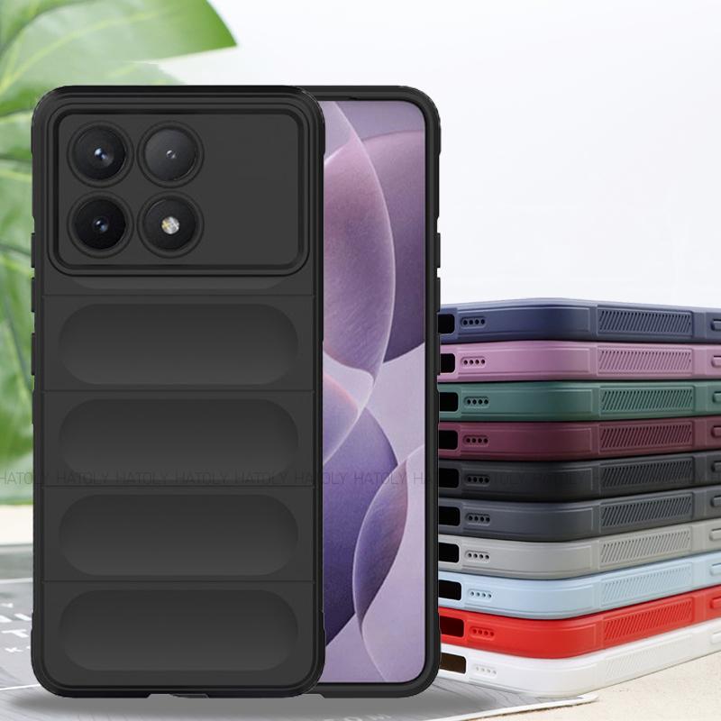 For Xiaomi Poco F6 Pro Case For Xiaomi Poco F6 F6 Pro Cover Skin-Friendy Silicone Luxury TPU Shockproof Protective Phone Cover