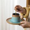 Japanese Style Vintage Ceramic Coffee Mug Set – Elegant Afternoon Tea Cups